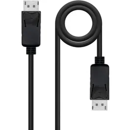 Nano Cable Cable DisplayPort 1.4 8K, Referencia 10.15.2801, Negro, 1m, DP Macho-DP Macho, Certificado, Compatible con HDR y MST